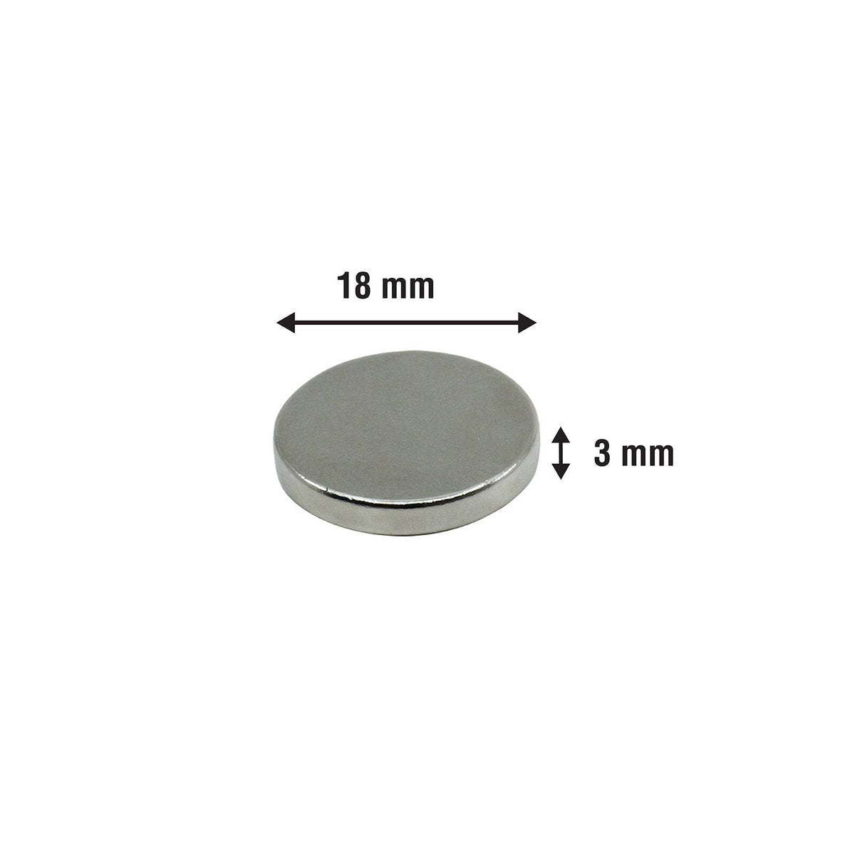 Everhang 18mm Rare Earth Neodymium Disc Magnet 3 Pack