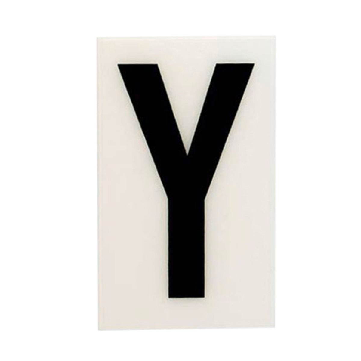 Sandleford 85mm White Self Adhesive House Letter Y - Durable Polycarbonate - SuperSaverAU - view 1