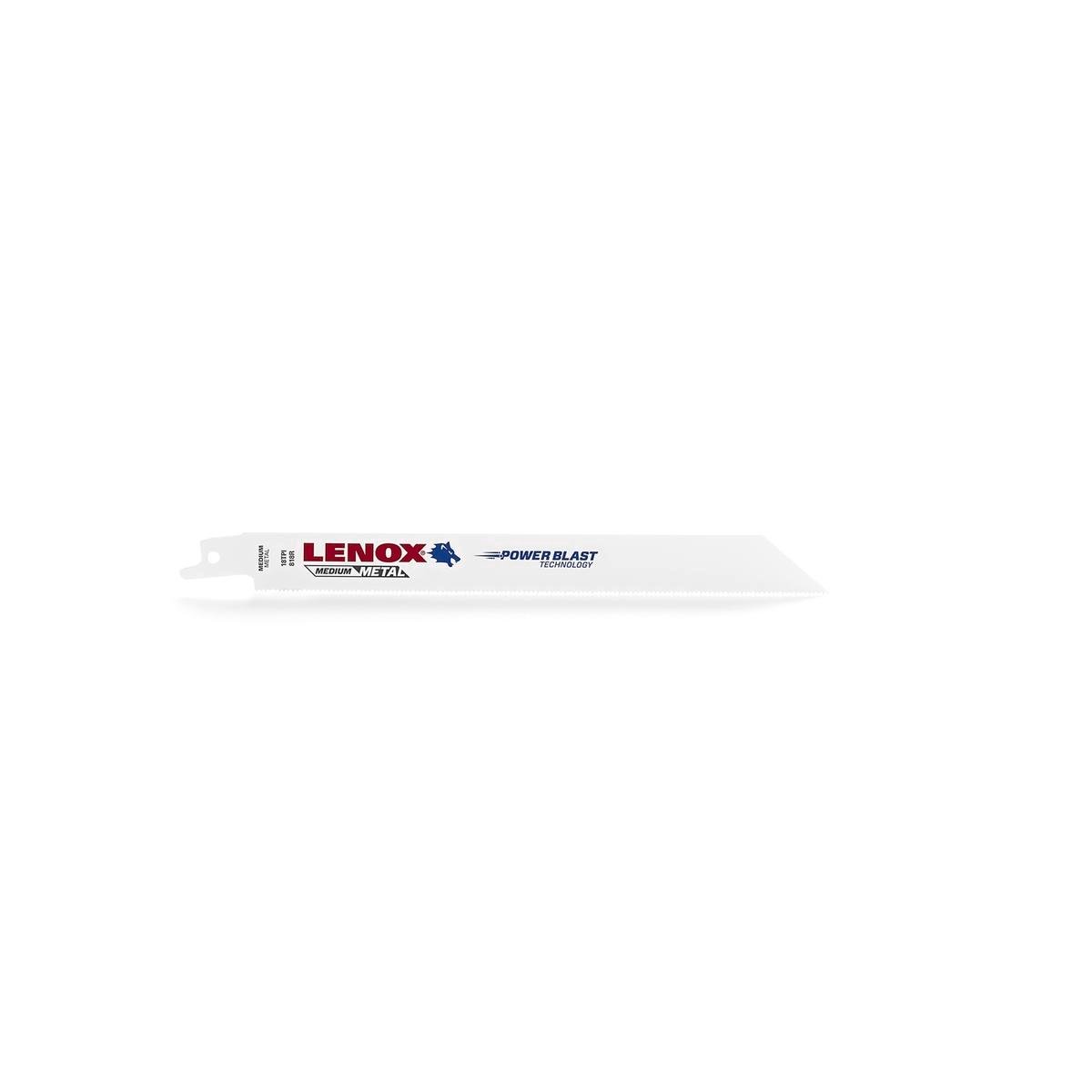 Lenox Metal Reciprocating Saw Blade 200 x 19 x 0.9mm 18TPI 5 Pack - SuperSaverAU - view 1