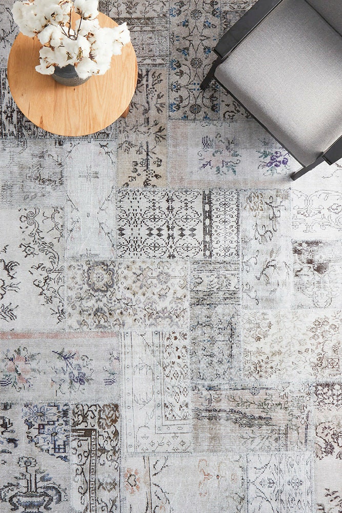 Rug Culture Illusions Large Rug 280x190cm - Stone Polyester, Low 3mm Pile - ILU189STONE280X190