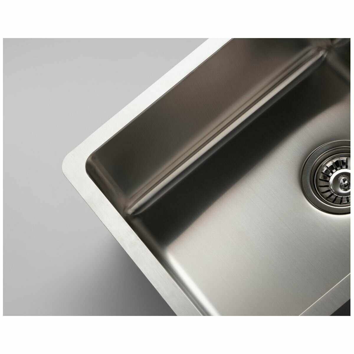 Titan Essentials 520mm Single Bowl Sink and Pull Out Gooseneck Mixer Tap Package - Stainless Steel - TSSSPK522
