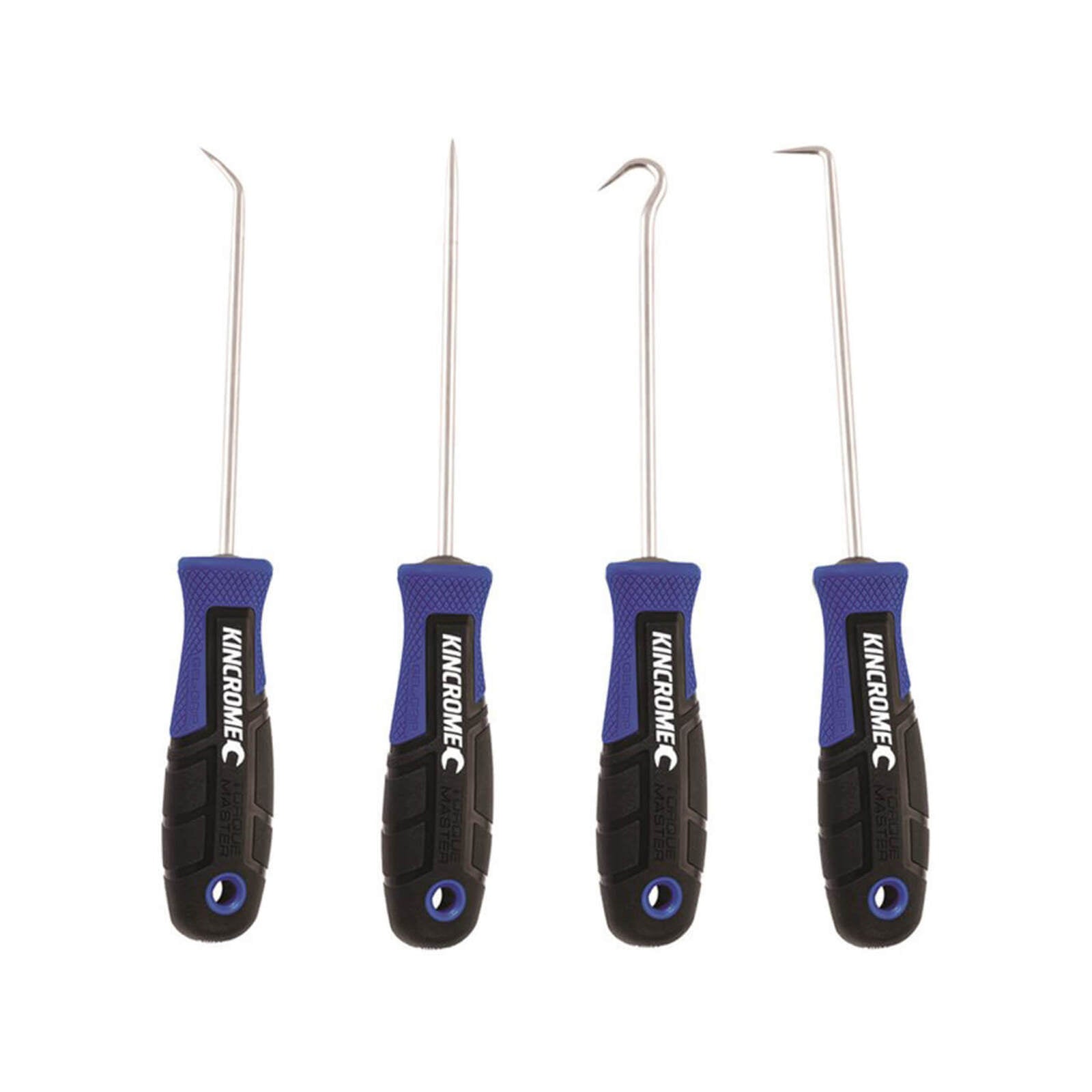Kincrome Mini Hook & Pick Set 4 Piece, Chrome Vanadium Steel