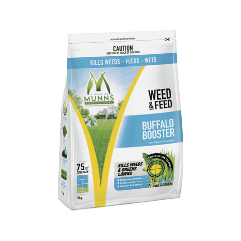 Munns Professional 5kg Buffalo Booster Weed and Feed Granules