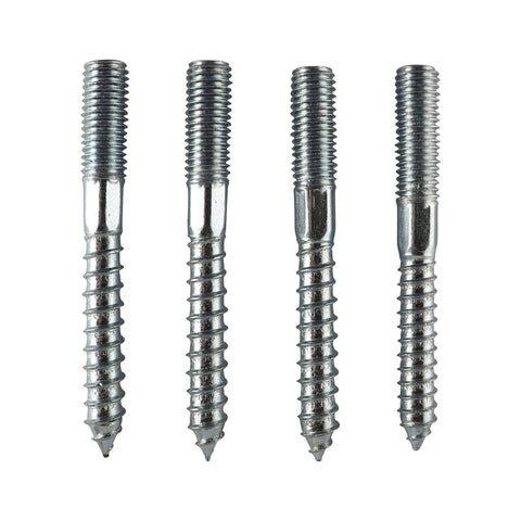 Everhang M12 x 100mm Zinc Plated Hanger Bolt with Star Recess - Steel, 4 Pack