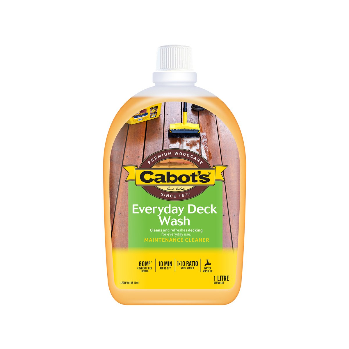 Cabot's 1L Everyday Deck Wash Water Based Timber Decking Cleaner
