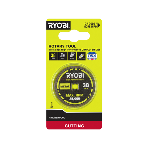 Ryobi 38mm Twist Lock High Performance CBN Cut-Off Disc