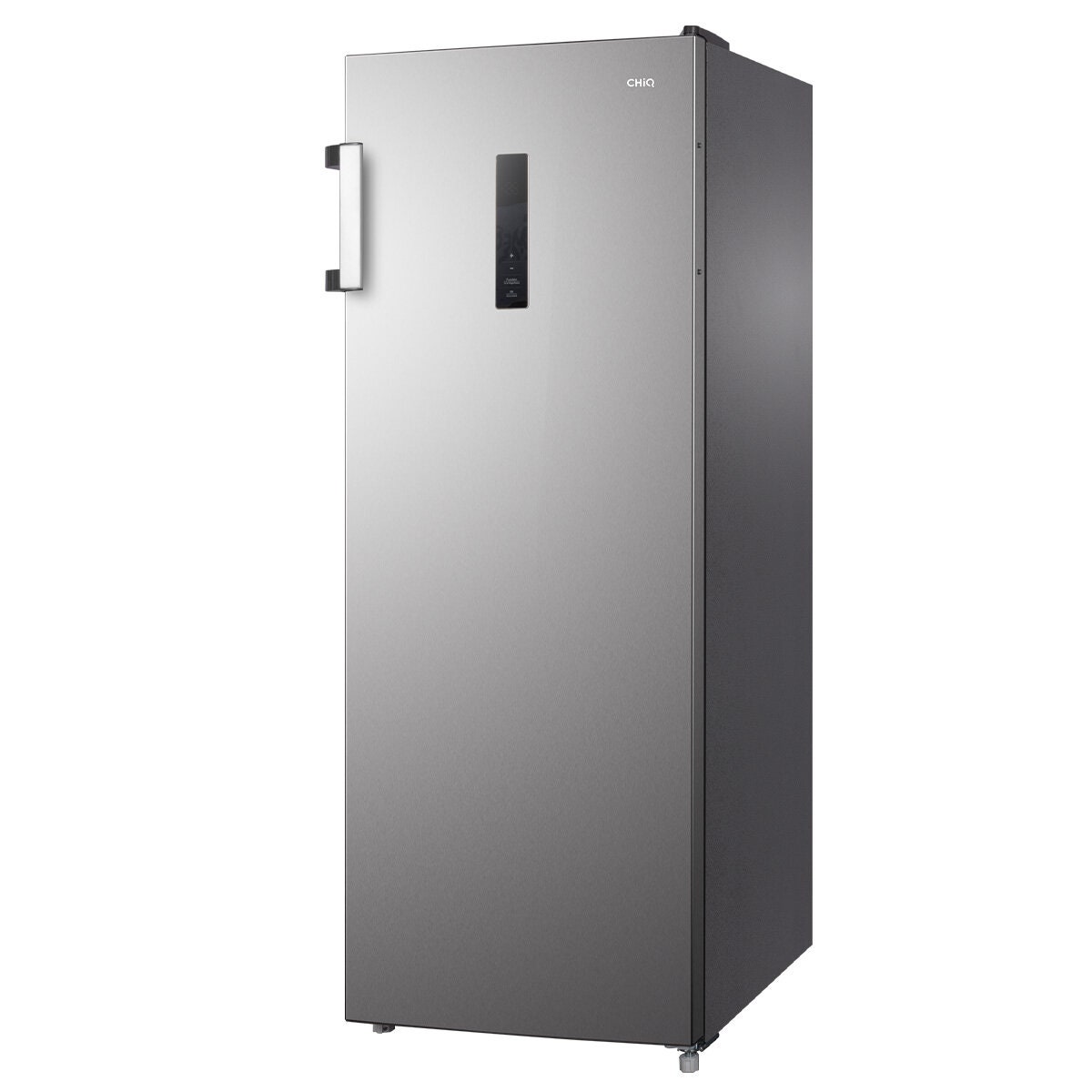 CHiQ 166L Hybrid Upright Freezer - Stainless Steel, Frost Free, Multi Air Flow, Reversible Door - CSH165NSS