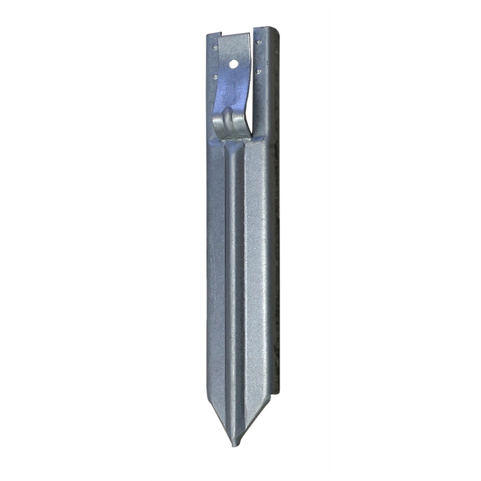 Jack Pressed Metal Garden Edging Peg 165mm Galvanised Steel - 1 Piece