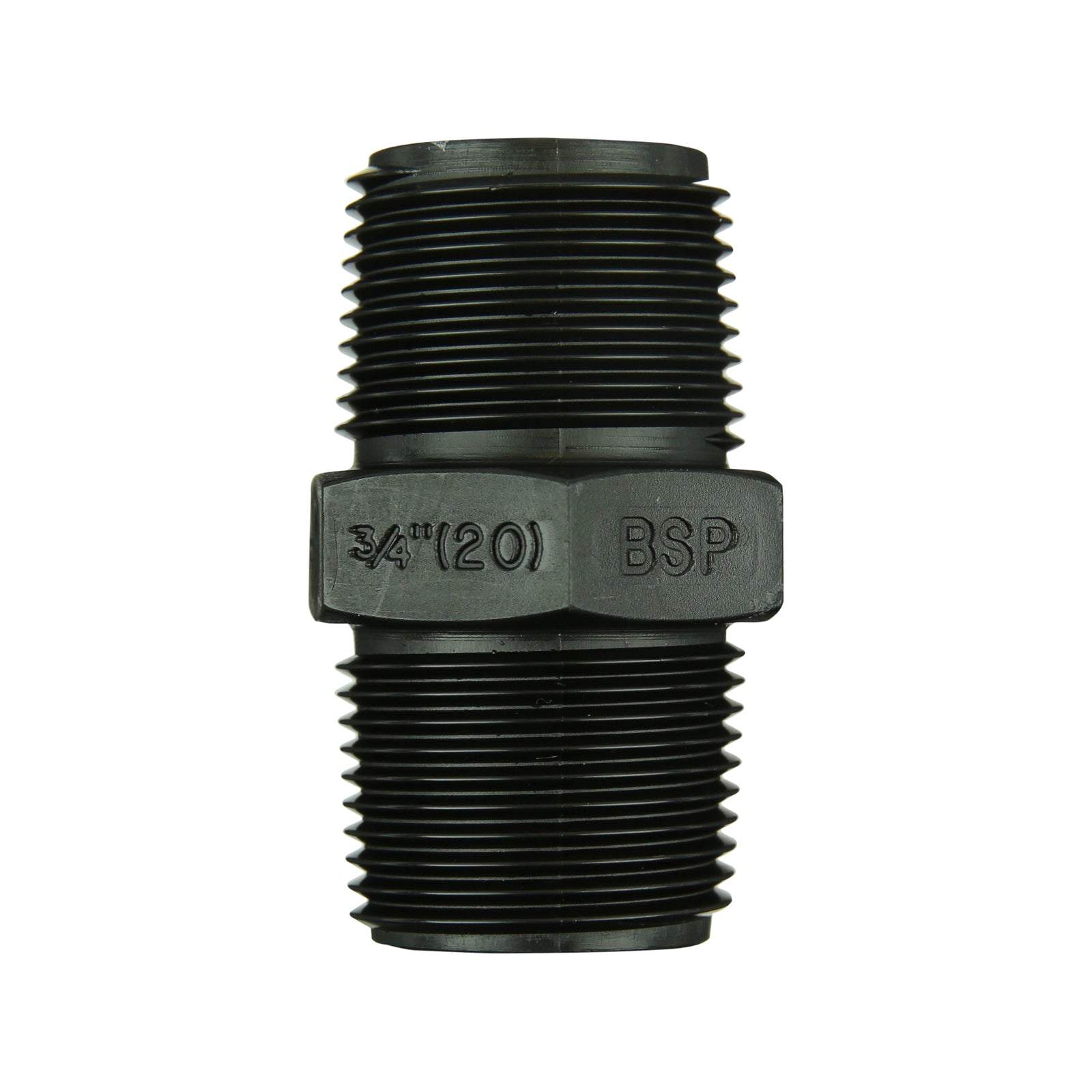 Philmac BSP Threaded Pipe Nipple 3/4" - Polypropylene PN16