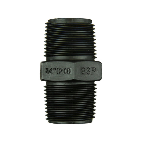 Philmac BSP Threaded Pipe Nipple 3/4" - Polypropylene PN16