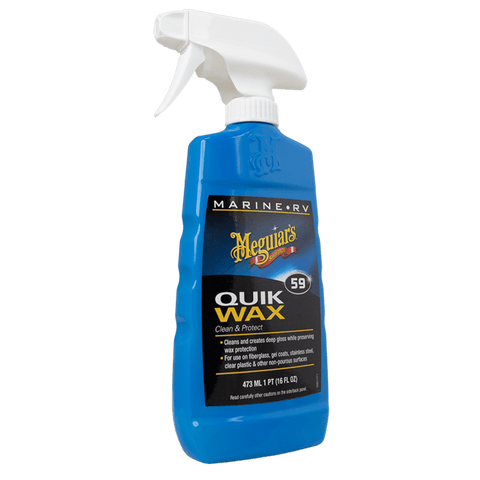 Meguiar's Marine/RV Quik Wax Spray 473ml Clean & Protect Trigger Spray