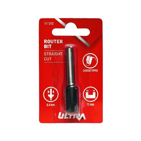 Ultra Router Bit - 12mm - Tungsten Carbide - Straight Cutter - SuperSaverAU - view 1