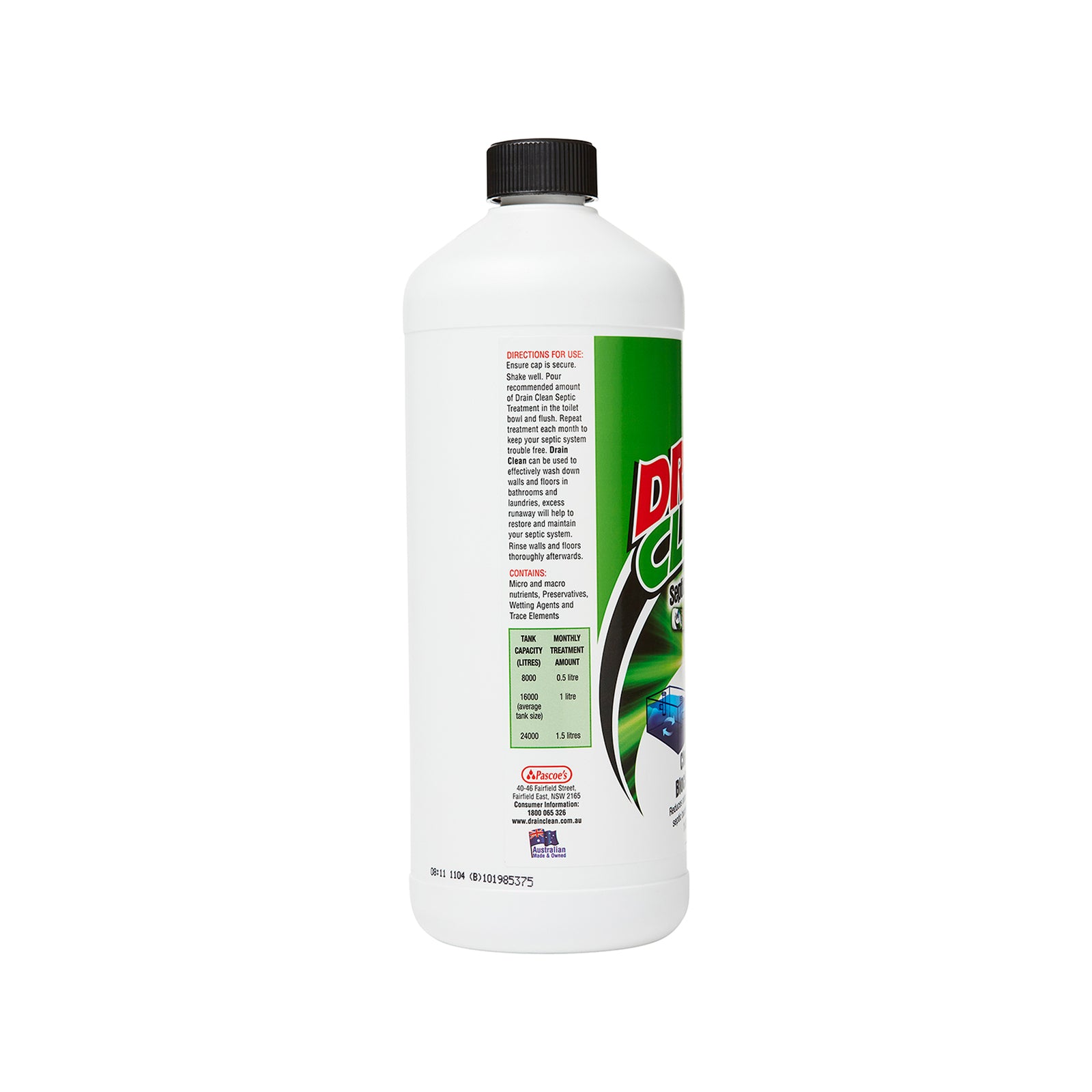 Drain Clean Septic Tank Treatment 1L