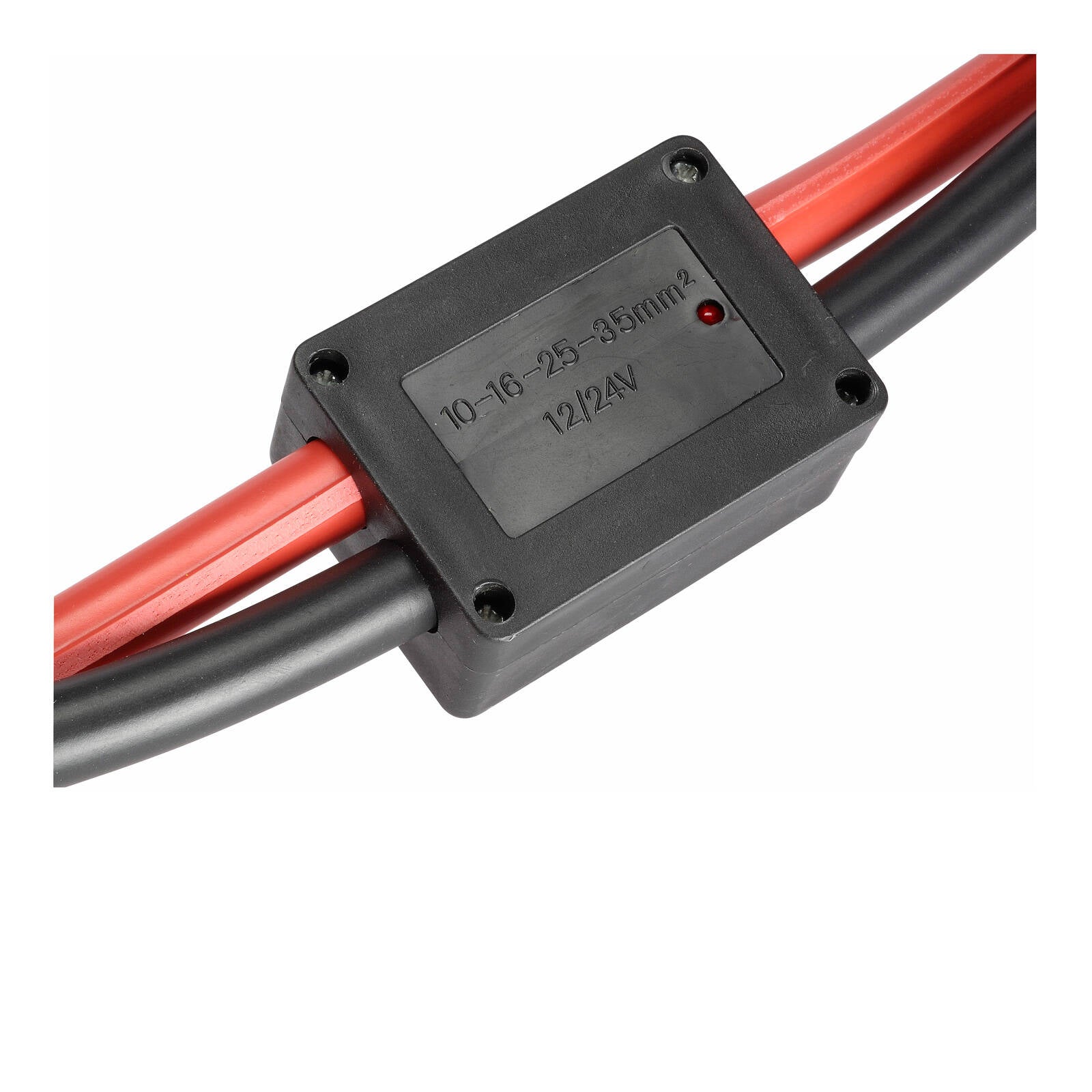Projecta 12V 400A Booster Cables 15mm² Black & Red Copper Wire Rubber Insulation