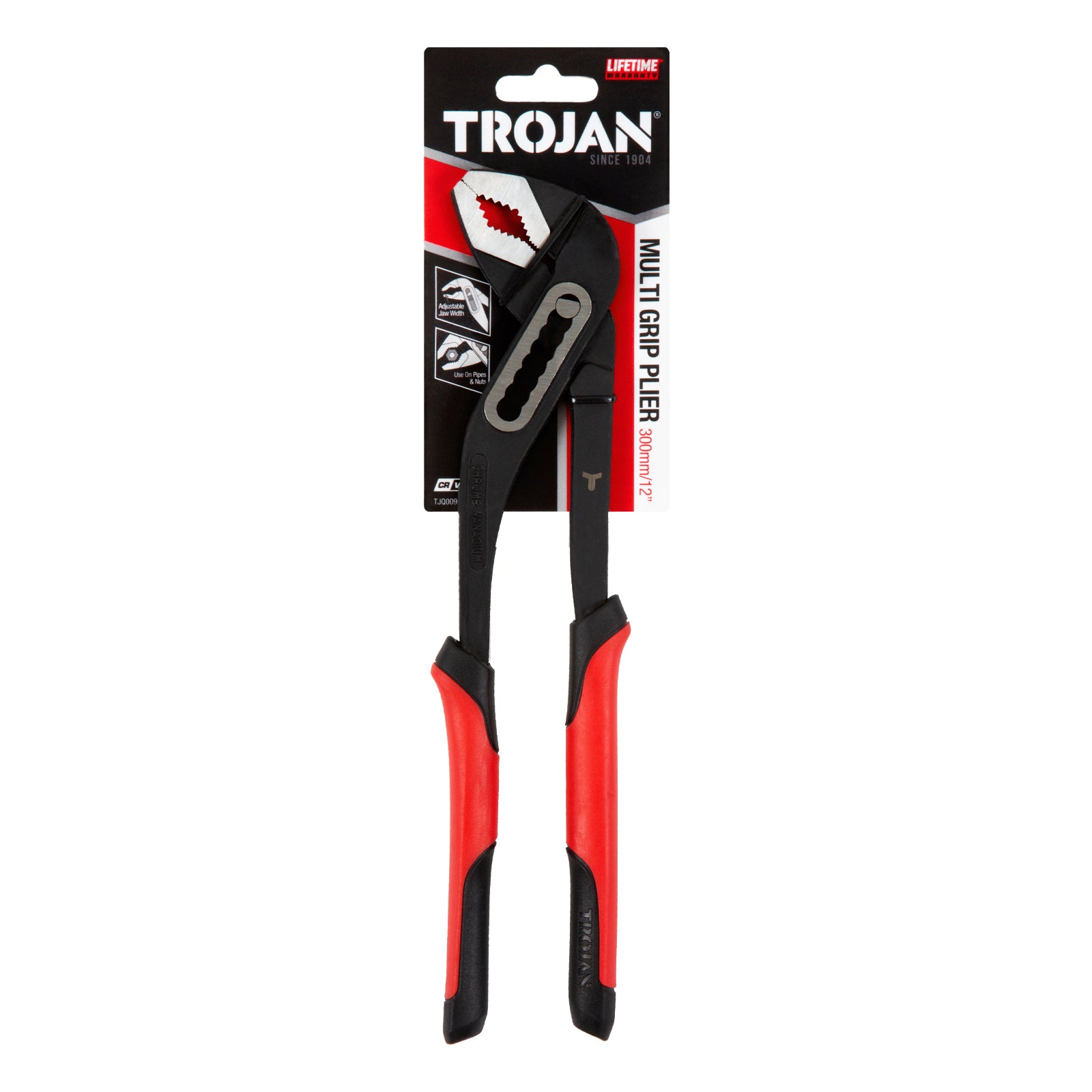 Trojan 300mm Multigrip Pliers CRV