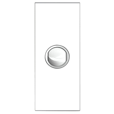 HPM VIVO Architrave Switch, 1 Gang White 10A 240V Indoor