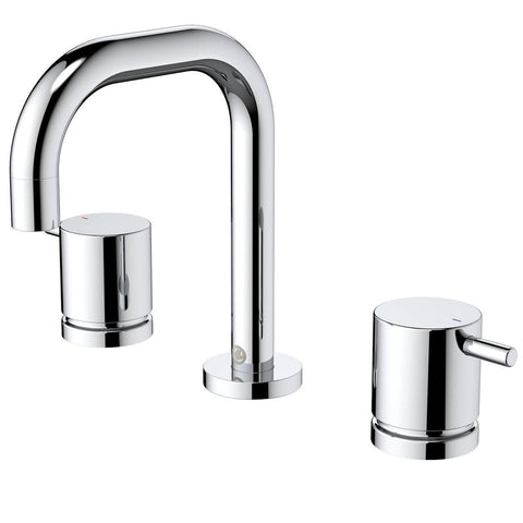 Caroma Chrome Luna Lever Basin Tap Set - Lead Free Brass - 44mm x 166mm - SuperSaverAU - view 1