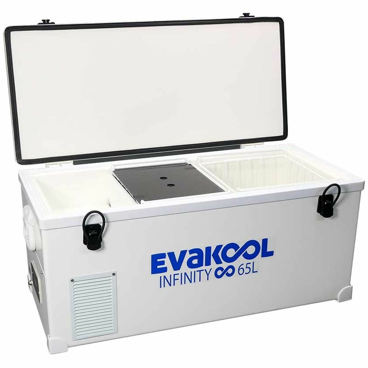 EvaKool 65L ED fibreglass portable fridge - Fridge or freezer option - White - ED65