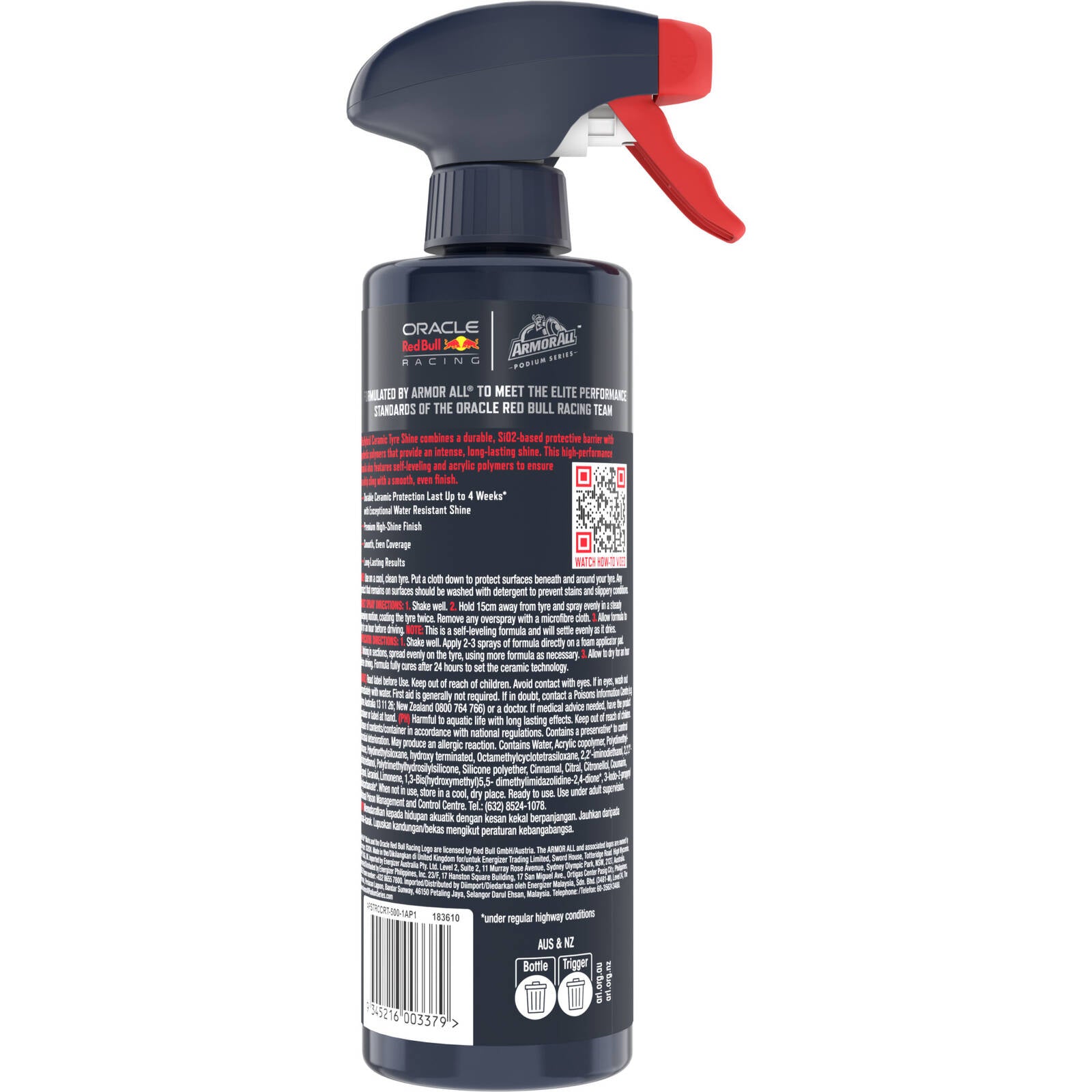 Armor All Podium Series 500ml Hybrid Ceramic High Gloss Tyre Shine