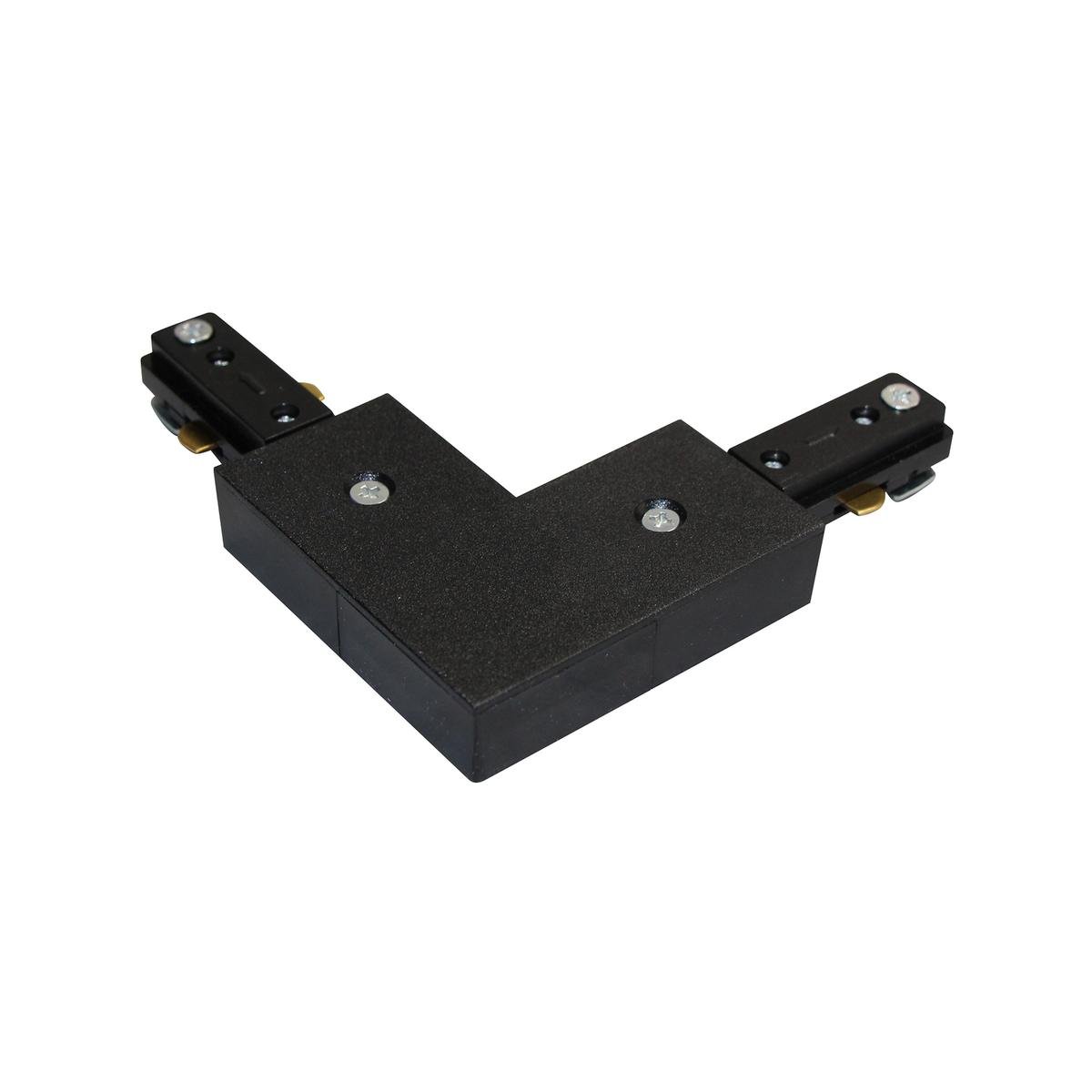 Mercator Single Track Circuit L Shaped Joiner 117mm Black - 10A - SuperSaverAU - view 1