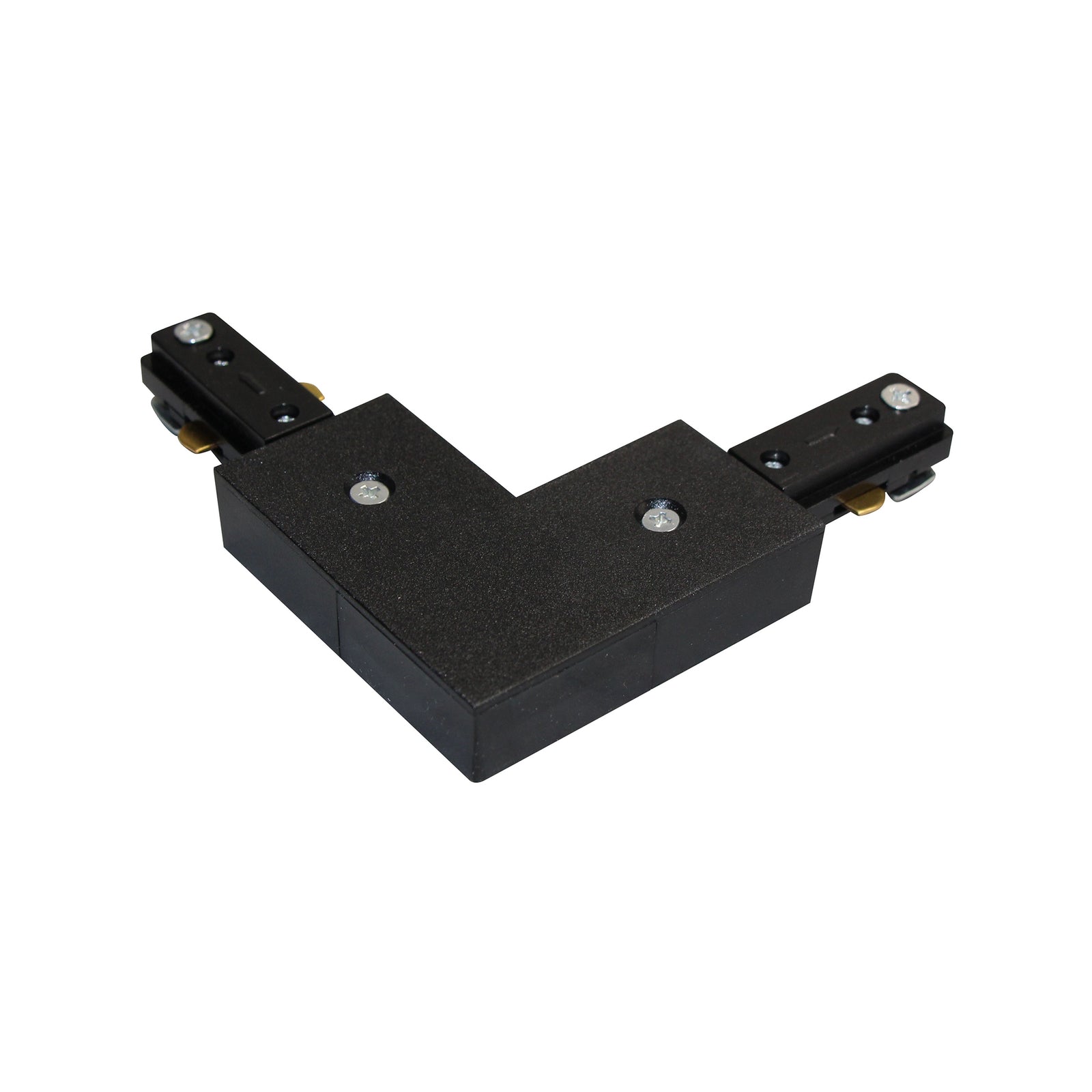 Mercator Single Track Circuit L Shaped Joiner Black Hardwired 240V MTK108BK