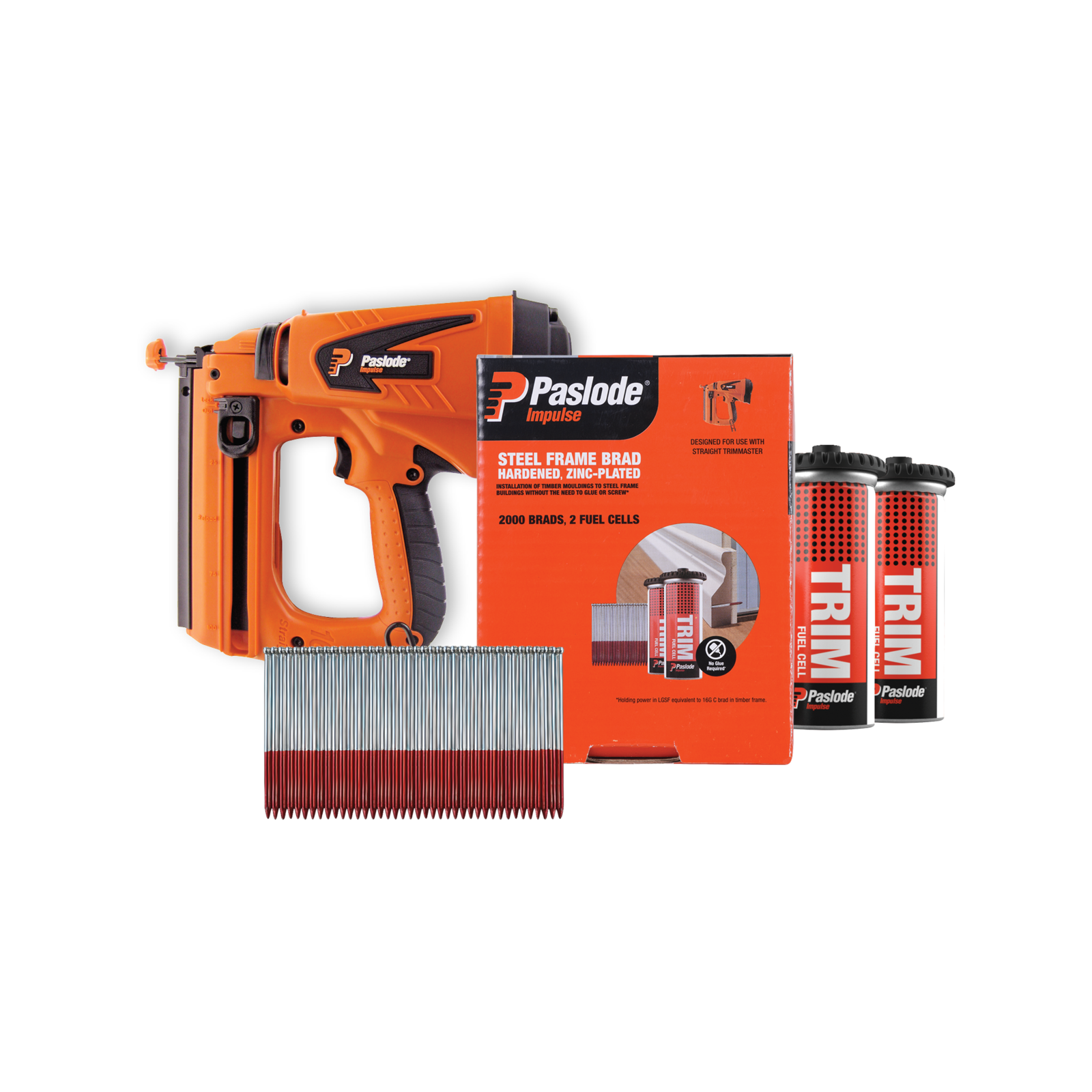 Paslode 15G x 45mm Steel Frame Brads - Box of 2000