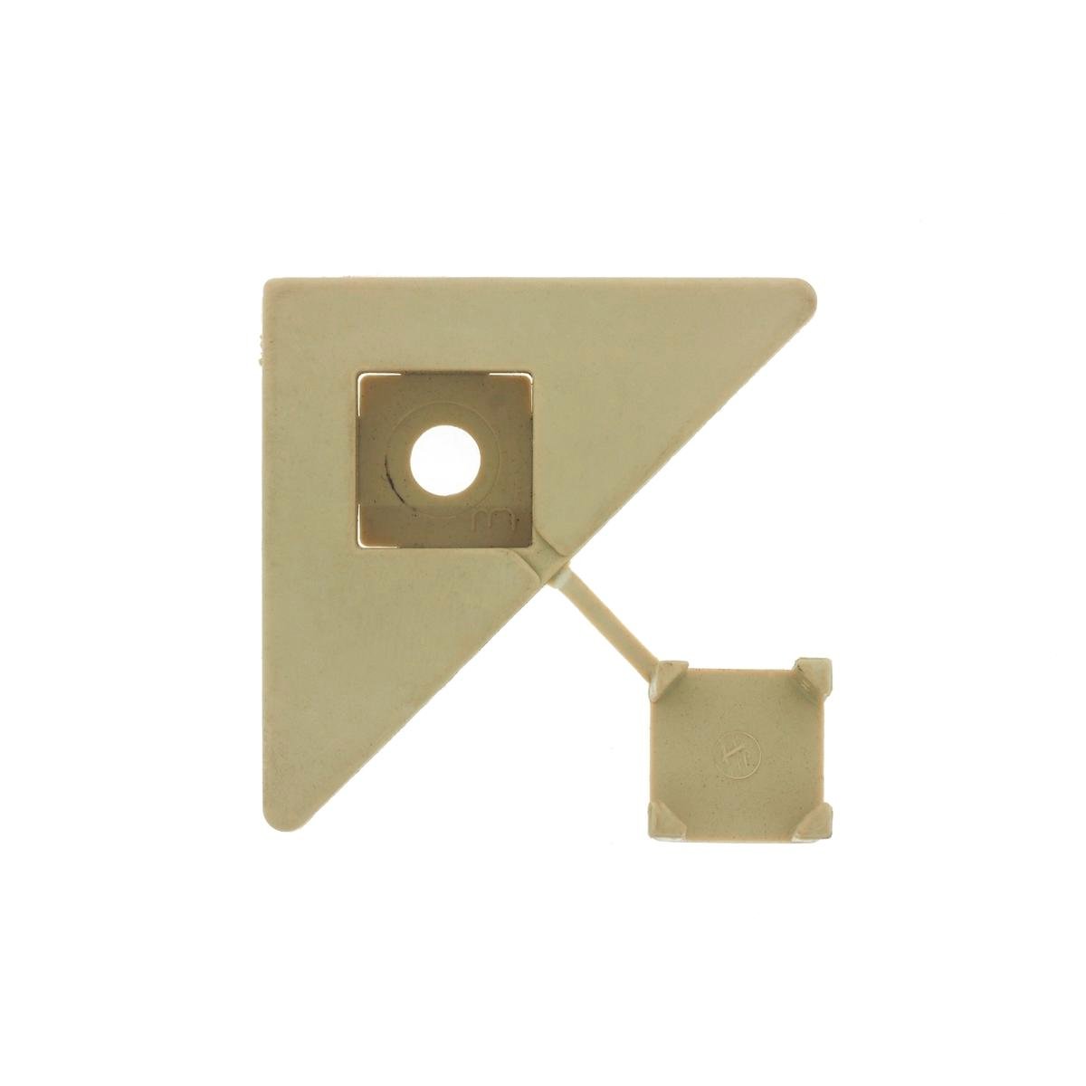 Matrix Diamond Clip Lattice Accessory - Smooth Cream, 34mm, 12 Pack
