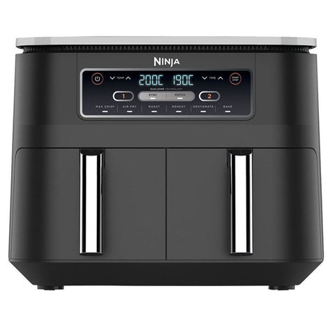 Ninja Foodi Dual Zone Air Fryer 7.6L - Granite Grey - Smart Finish, Match Cook, Six Functions - AF300