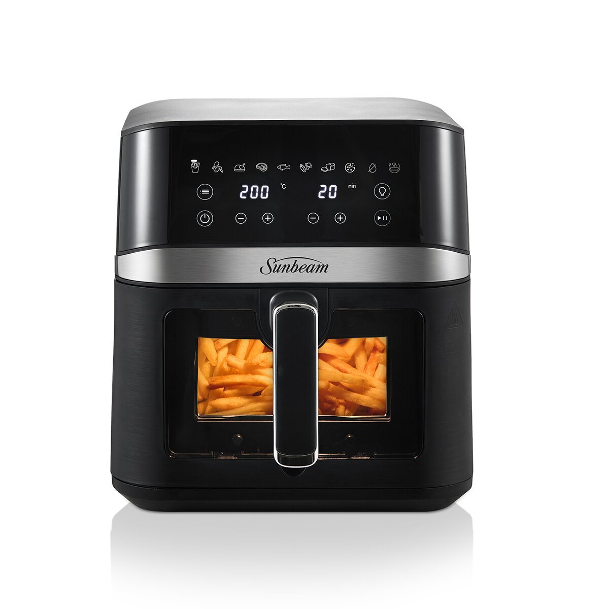 Sunbeam Alinea Pro DiamondForce 6L Air Fryer - Viewing Window, NutriCrisp Technology - AFP4550DF