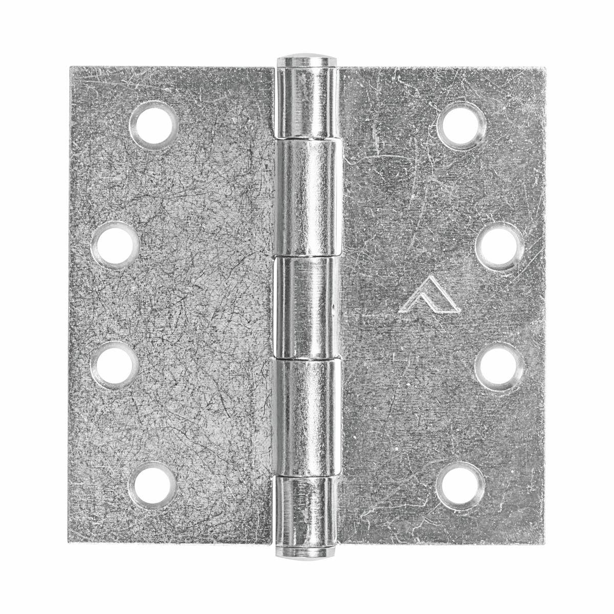 Pinnacle 100mm Zinc Plated Fixed Pin Broad Butt Hinge 2 Pack