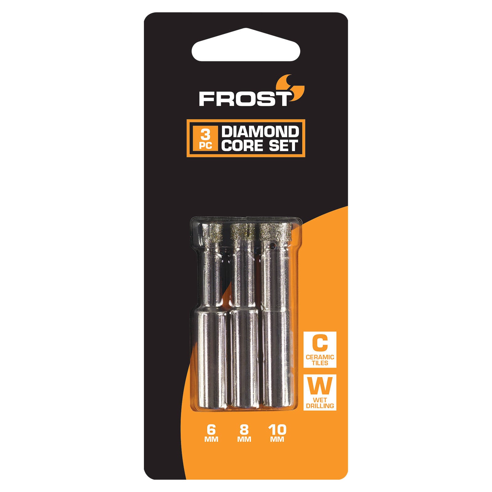 Frost Diamond Core Drill Bit Set 6/8/10mm 3 Piece