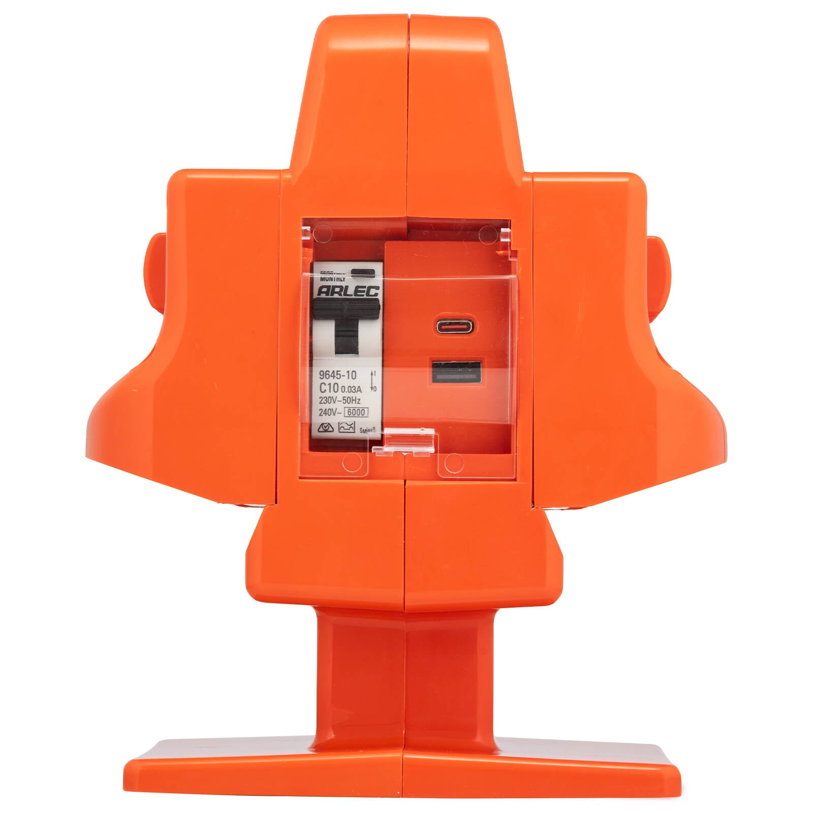 Arlec 10A 4 Outlet Heavy Duty Power Block with PD20W USB-C and RCD PB960UPD