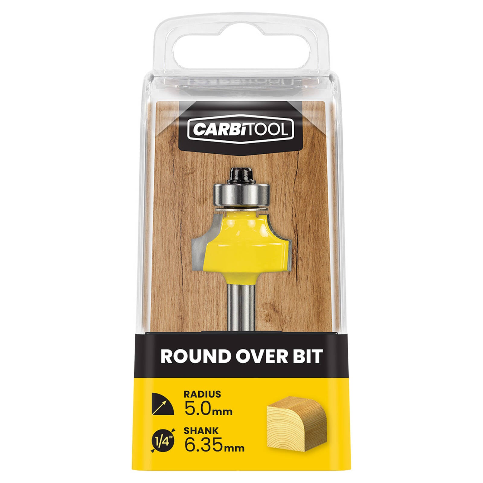 Carbitool 5.0mm Radius Round Over Router Bit