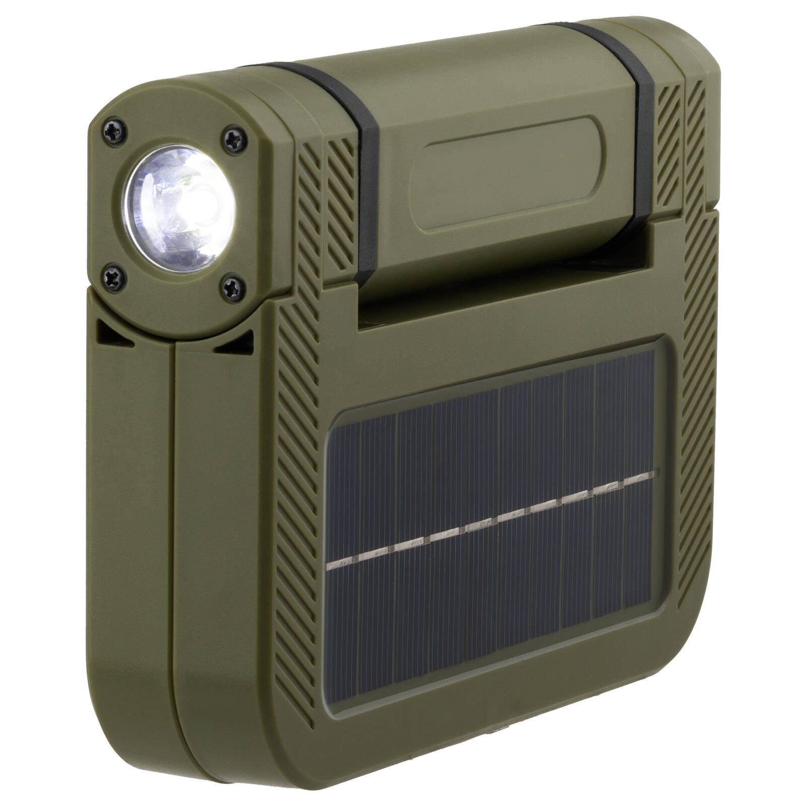 Arlec 2000lm Green Solar & Rechargeable Portable Worklight WLED18