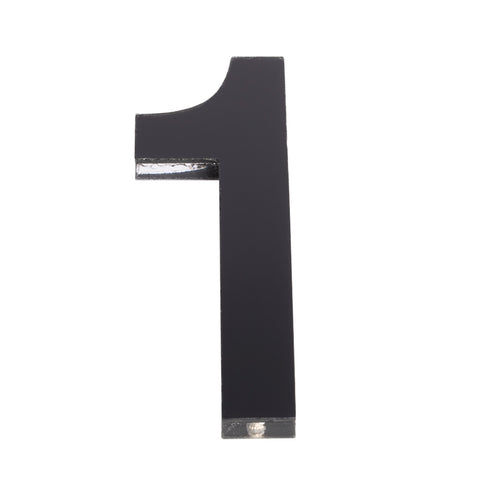 Sandleford 120mm Black Acrylic Gloss House Number 1