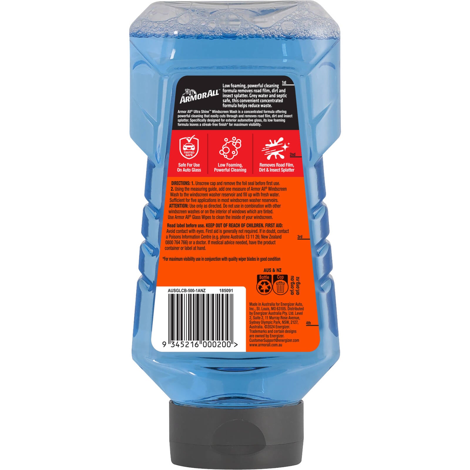 Armor All 500ml Windscreen Wash Concentrate