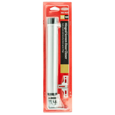 Lockwood Pneumatic Door Closer - 293mm x 35mm x 35mm - Silver - Aluminium - Adjustable Speed - SuperSaverAU - view 1