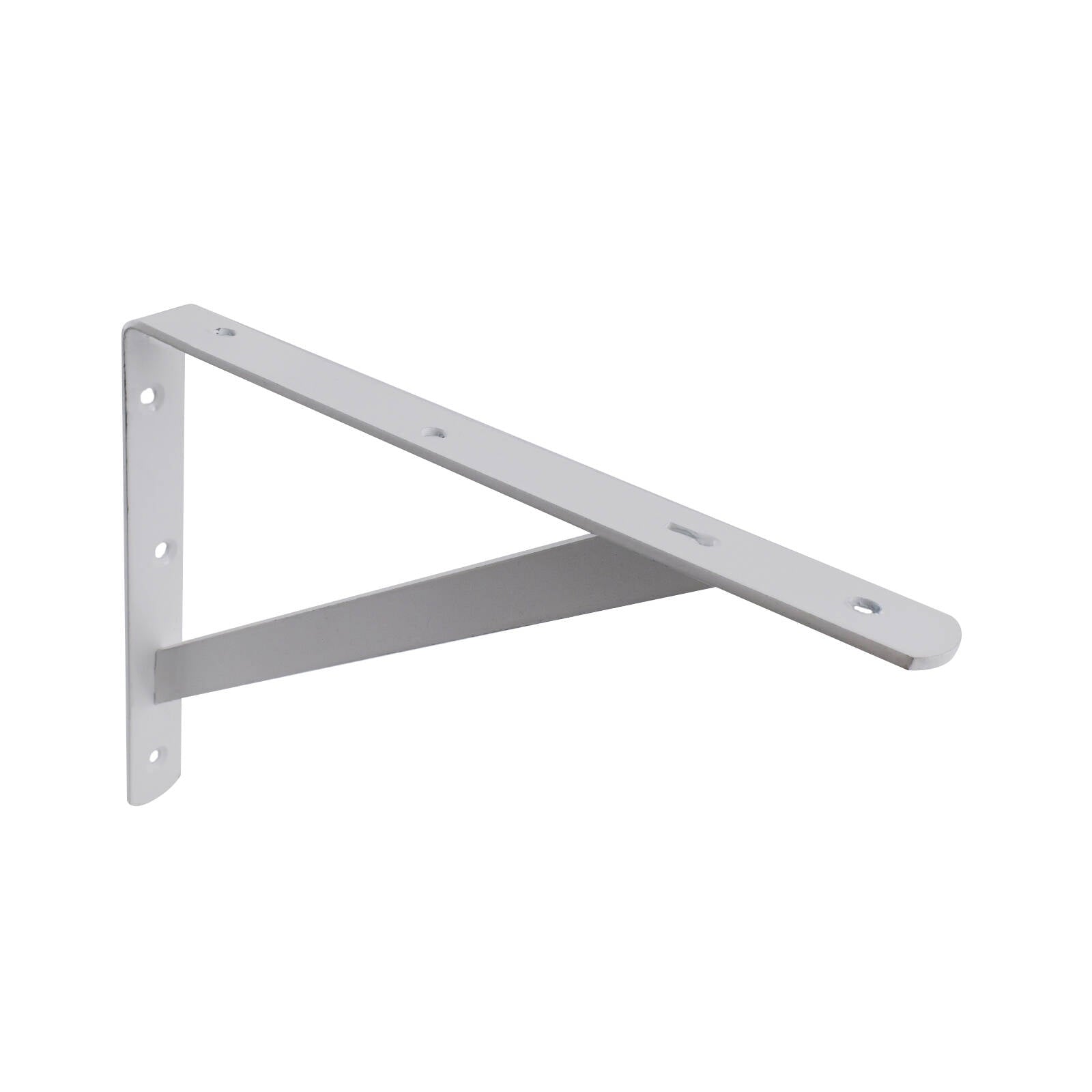 Carinya 250 x 200mm White Heavy Duty Straight Stayed Bracket 175kg