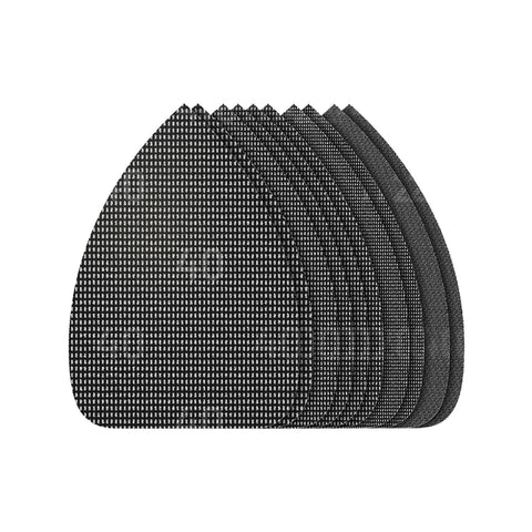 Full Boar Assorted Silicon Carbide Triangular Mesh Sanding Sheets 10 Pack 100 x 140mm