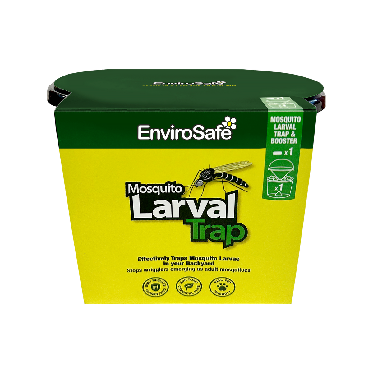 EnviroSafe Mosquito Larval Trap, Insecticide-Free Mosquito Breeding Trap