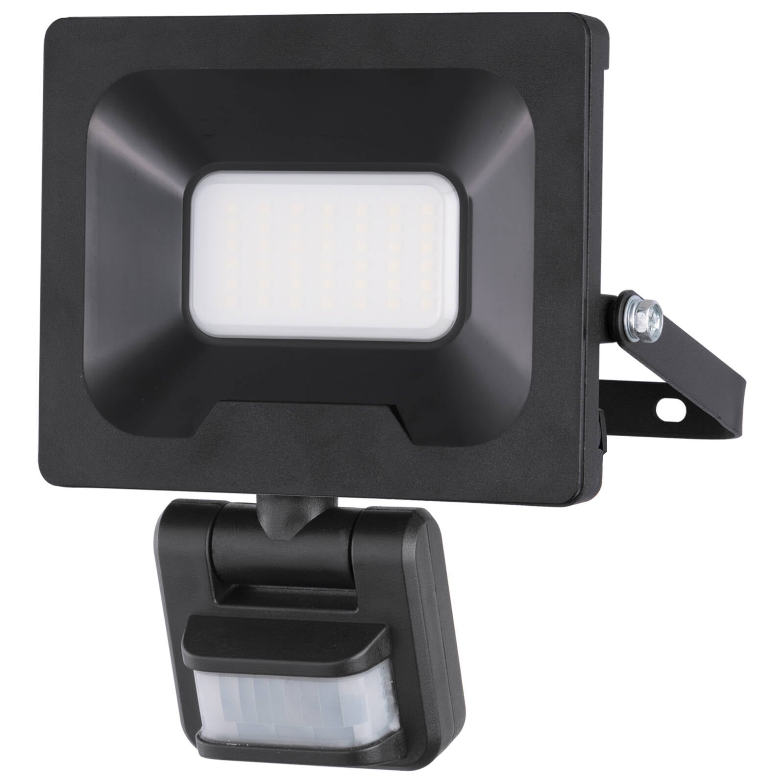 Arlec 20W LED Security Floodlight with PIR Sensor 1700lm Aluminium Outdoor MAL352