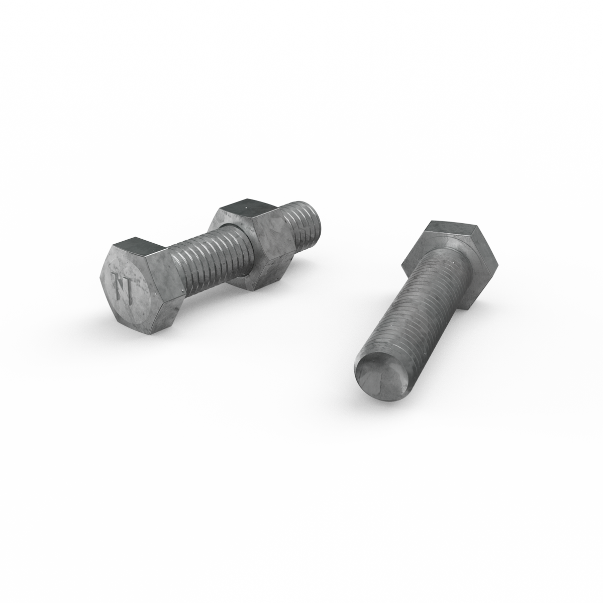 Zenith M12 x 50mm Hot Dip Galvanised Hex Head Bolts and Nuts 12 Pack - SuperSaverAU - view 3