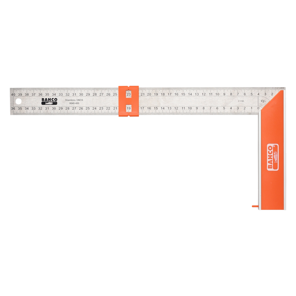Carpenter Square - Stainless Steel Blade - Sliding Marker - 400 mm - Accurate Measurements - SuperSaverAU - view 2