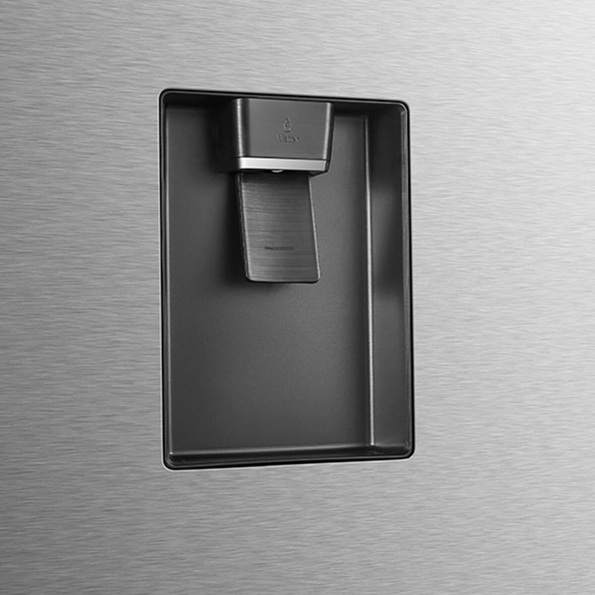 Hisense 496L Top Mount Fridge - Stainless Steel - Non-Plumbed Water Dispenser - Frost Free - HRTF497SW