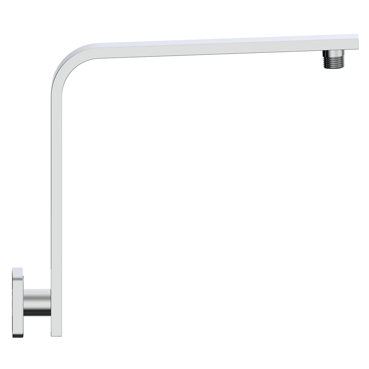 Mondella Chrome Rococo Curved Shower Arm - 158mm x 245mm x 300mm - Lead-Free - SuperSaverAU - view 2