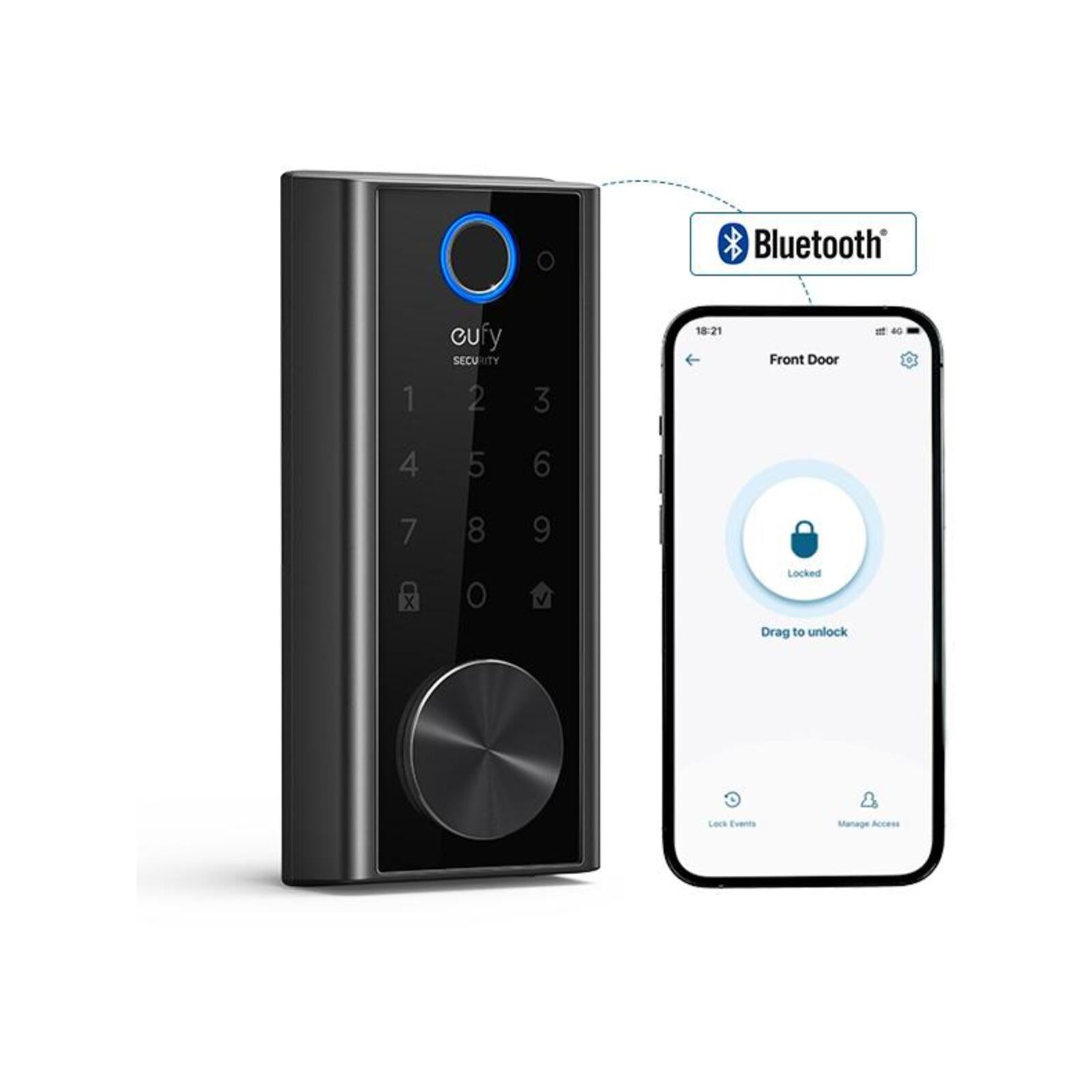 Eufy Smart Door Lock with Bluetooth and WiFi Waterproof