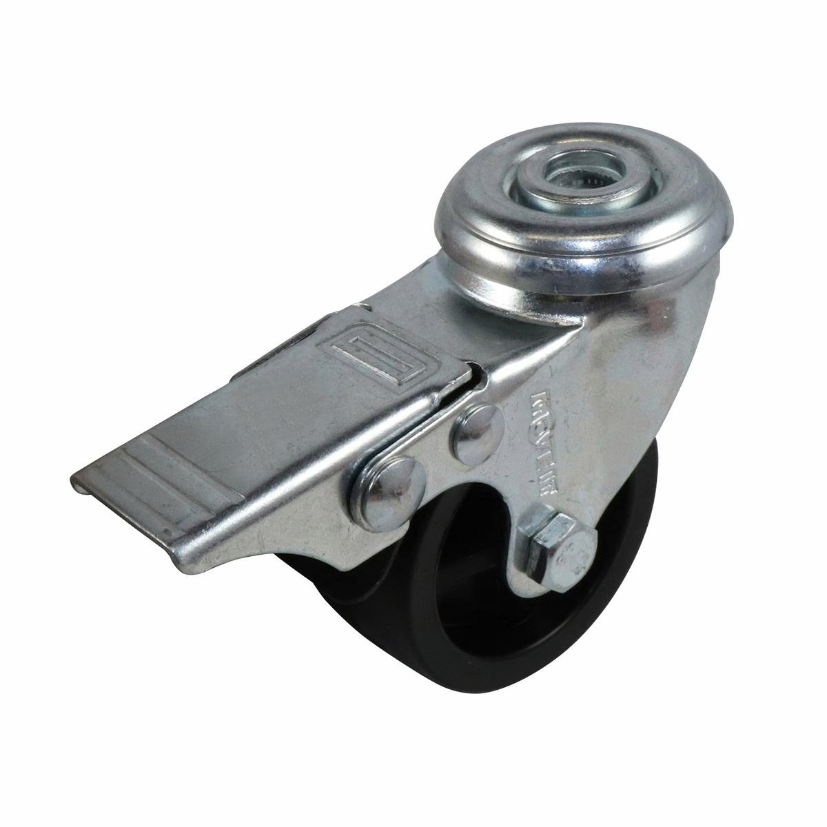 Move It 50mm Steel Hole-Mount Swivel Castor with Brake