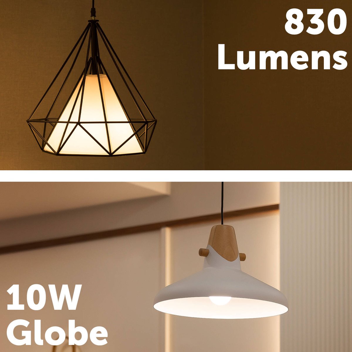 Arlec B22 LED Globe - 10W - 830lm - RGB & CCT - Smart Lighting Solution - SuperSaverAU - view 2