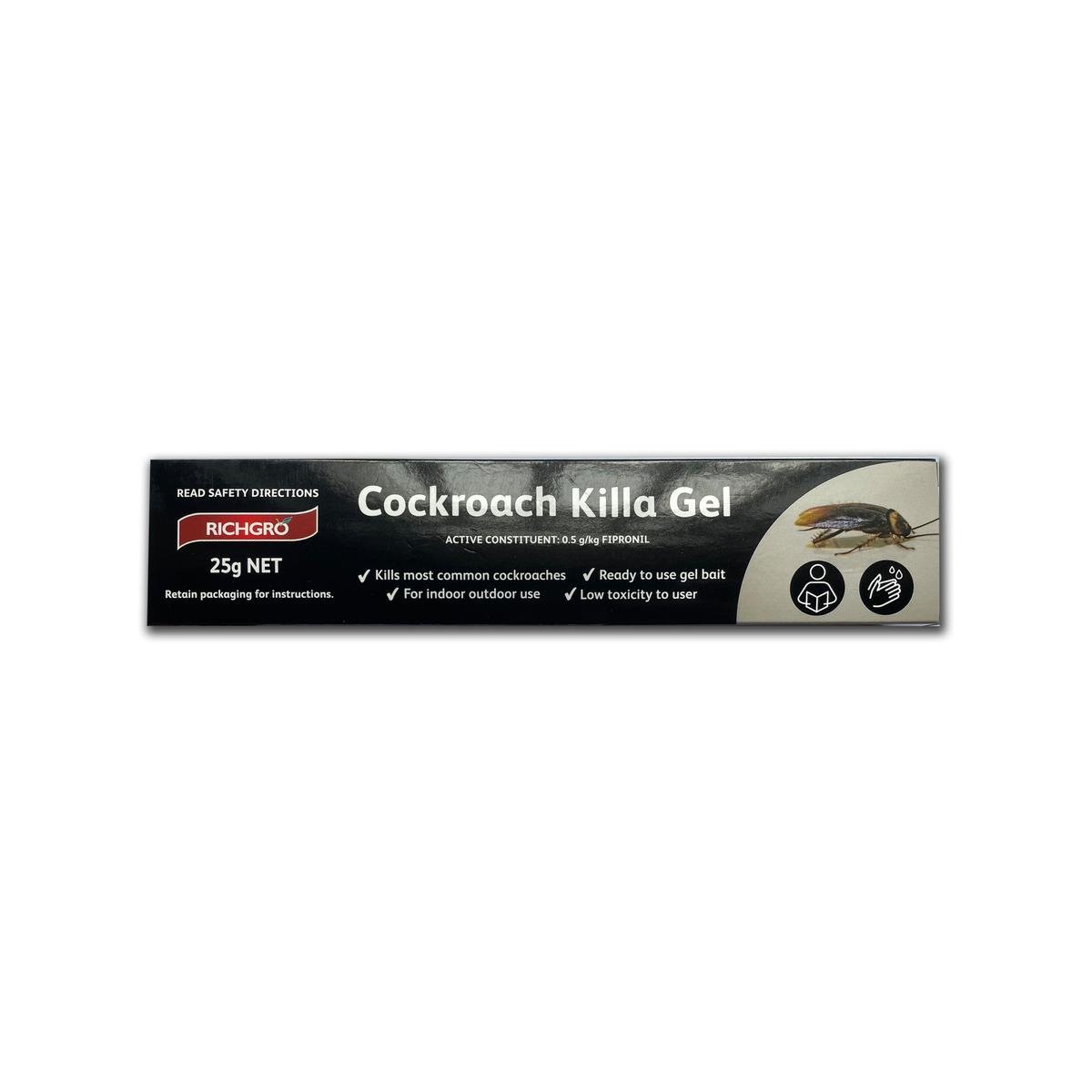 Richgro 25g Cockroach Killa Gel - Indoor Outdoor Cockroach Bait