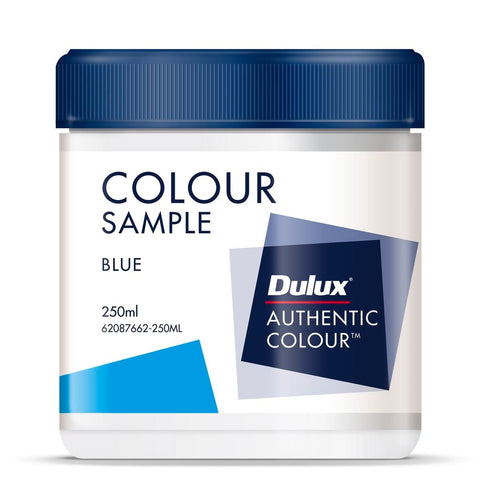Dulux Blue Sample Pot 250ml Water Based Low Sheen Indoor Use - SuperSaverAU - view 1
